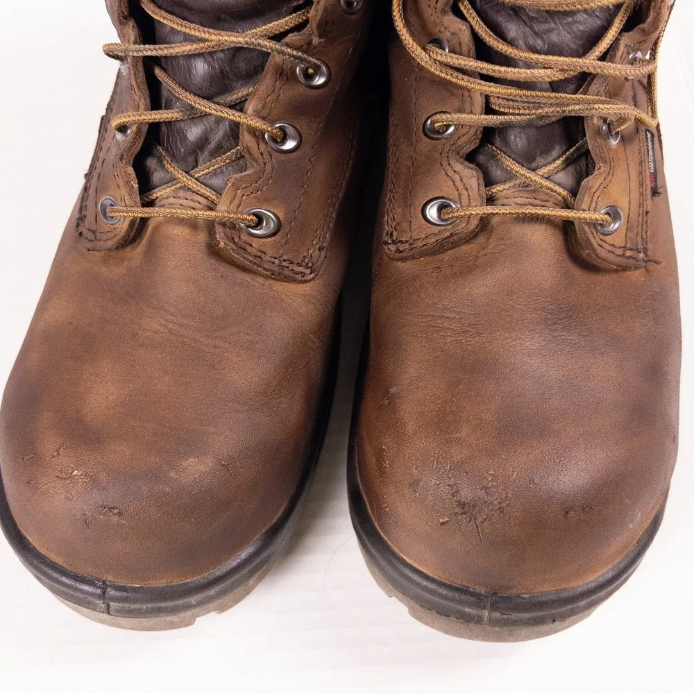 Red Wing 2240‎ Work Boots Mens 12 Brown King Toe Safety Waterproof ASTM Workwear